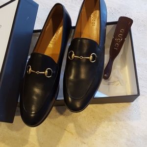 NEW. Gucci Women's Betis Glamor Nero Loafer